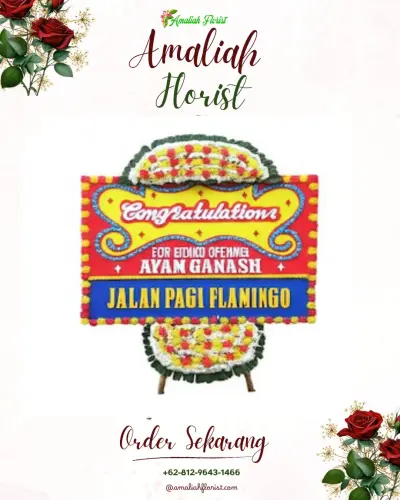 Bunga Papan Congratulation di Morobongo